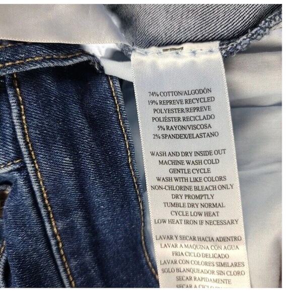 Calvin Klein Jeans Womens Size 14 High Rise Skinny Repreve Dark Wash Blue Plus - Picture 9 of 9